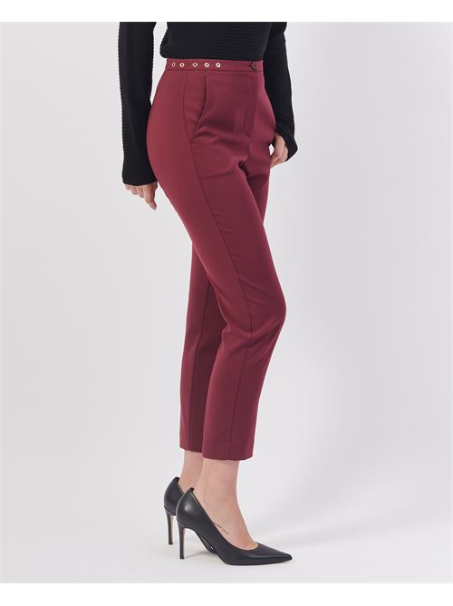 Patrizia Pepe Pantalon cigarette en cr?pe essentiel PATRIZIA PEPE | 8P0655-A6F5M511